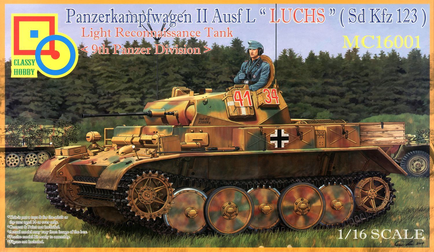 1/16 Panzerkampfwagen II Ausf.L Luchs - Hobby Sense