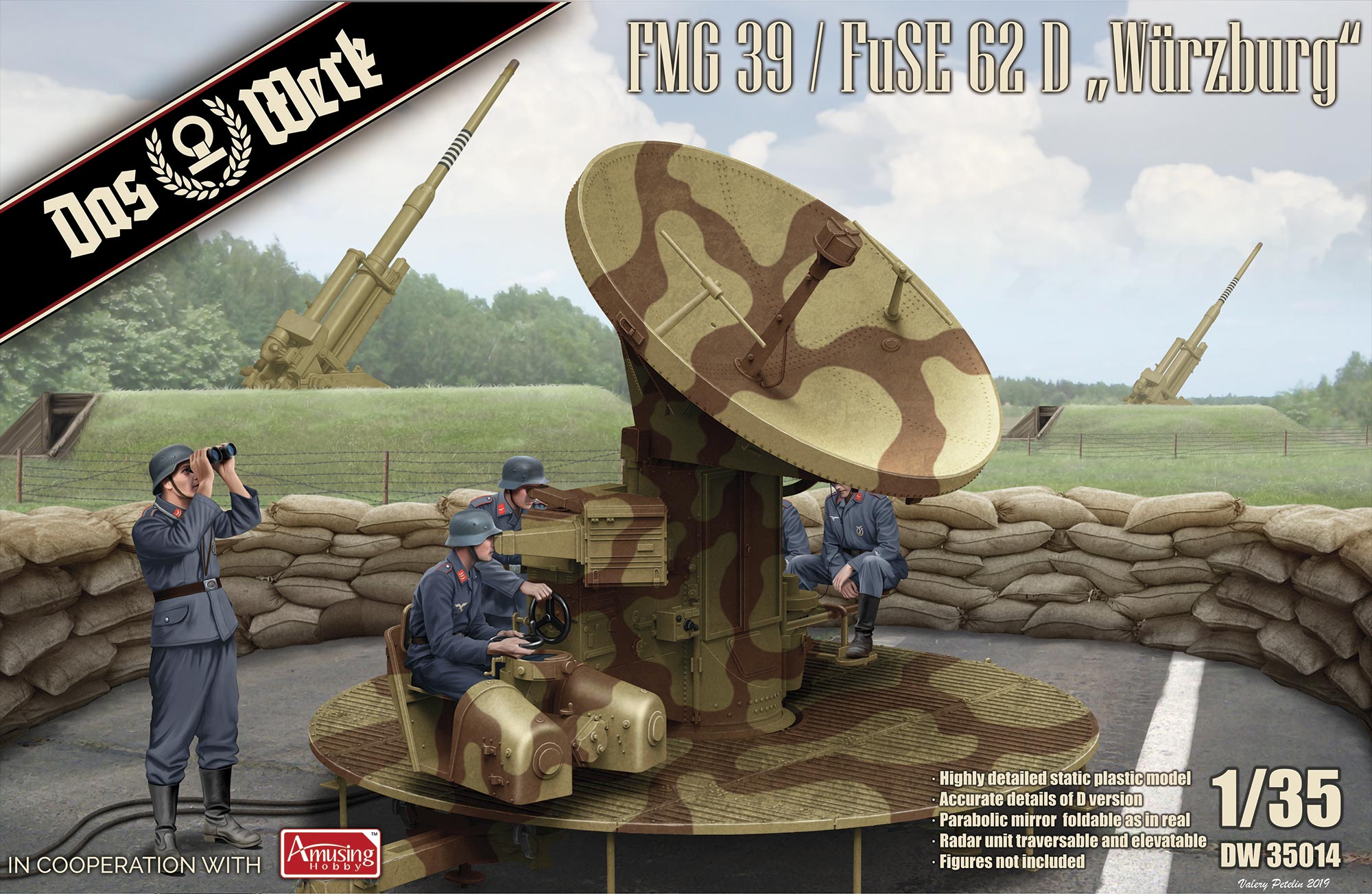 1/35 FMG 39/FuSe 62D Wurzburg, German Gun Laying Radar - Hobby Sense