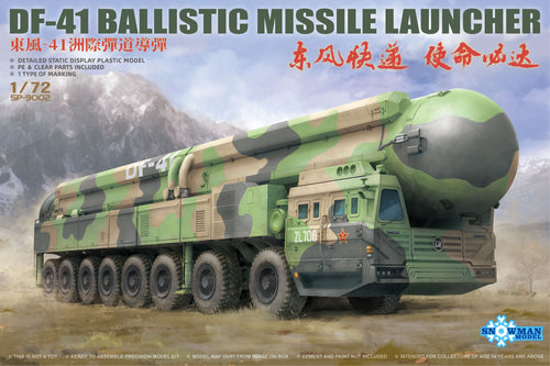 1/72 DF-41 Ballistic Missile Launcher - Hobby Sense