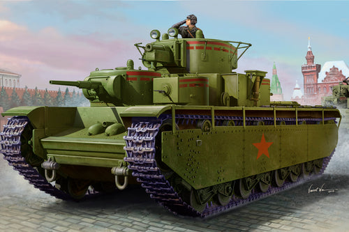1/35 Soviet T35 Heavy Tank Early - Hobby Sense