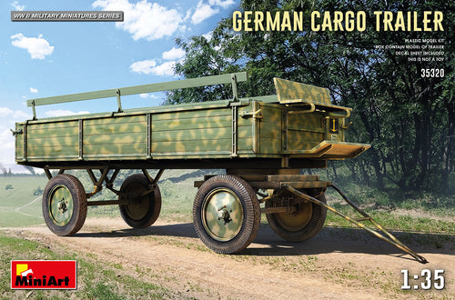 1/35 German Cargo Trailer - Hobby Sense