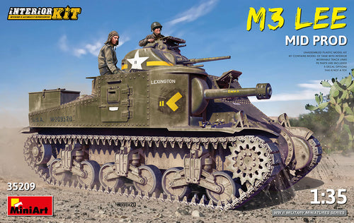 1/35 M3 Lee Mid Prod. Interior Kit - Hobby Sense