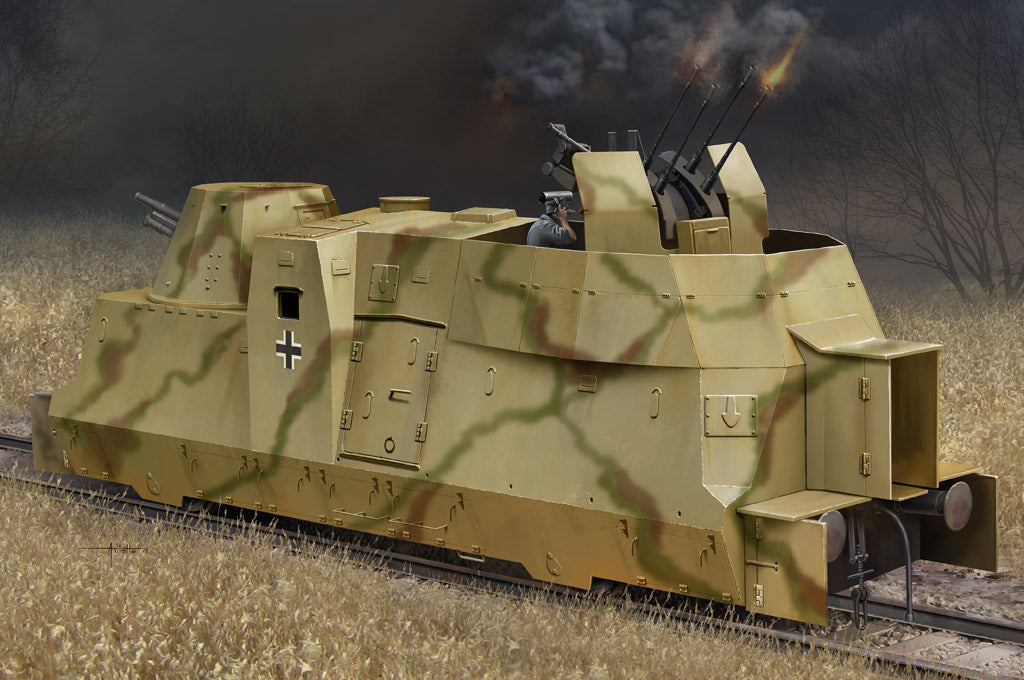 1/72 German Kanonen und Flakwagen of BP42 - Hobby Sense