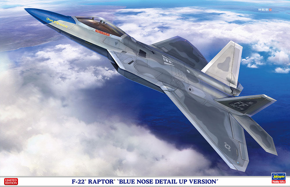 1/48 F22 Raptor Blue Nose Detail Up Version - Hobby Sense