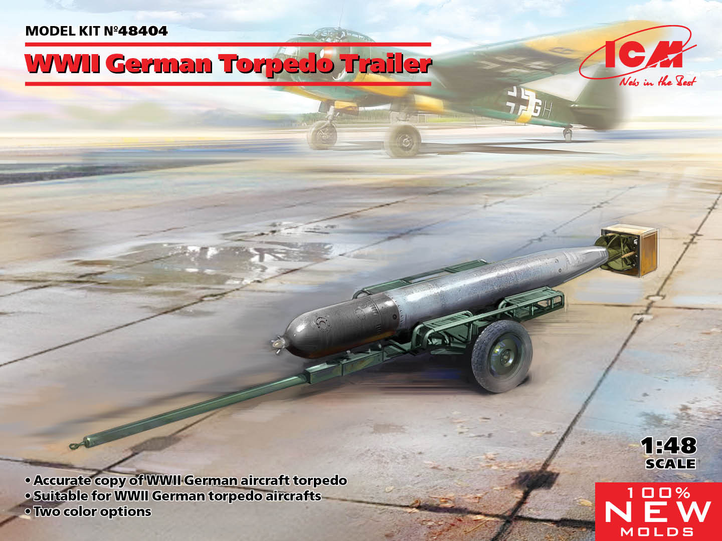 1/48 WWII German Torpedo Trailer - Hobby Sense