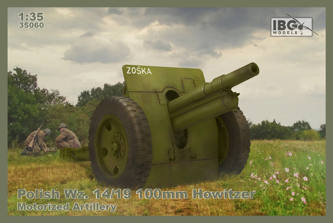 1/35 Wz. 14/19 100mm Howitzer Motorized Artillery - Hobby Sense