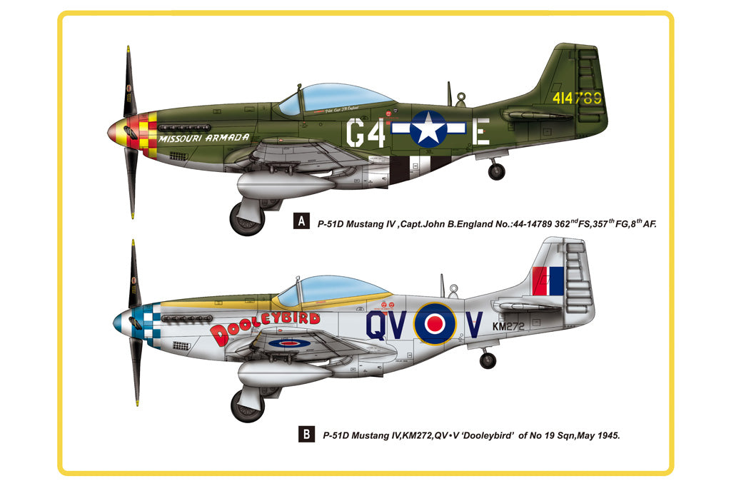 1/48 P51D Mustang IV Fighter - Hobby Sense