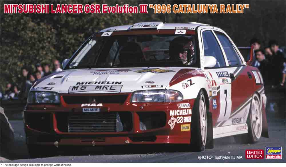 1/24 Mitsubishi Lancer GSR Evolution III 1996 Catalunya Rally - Hobby Sense