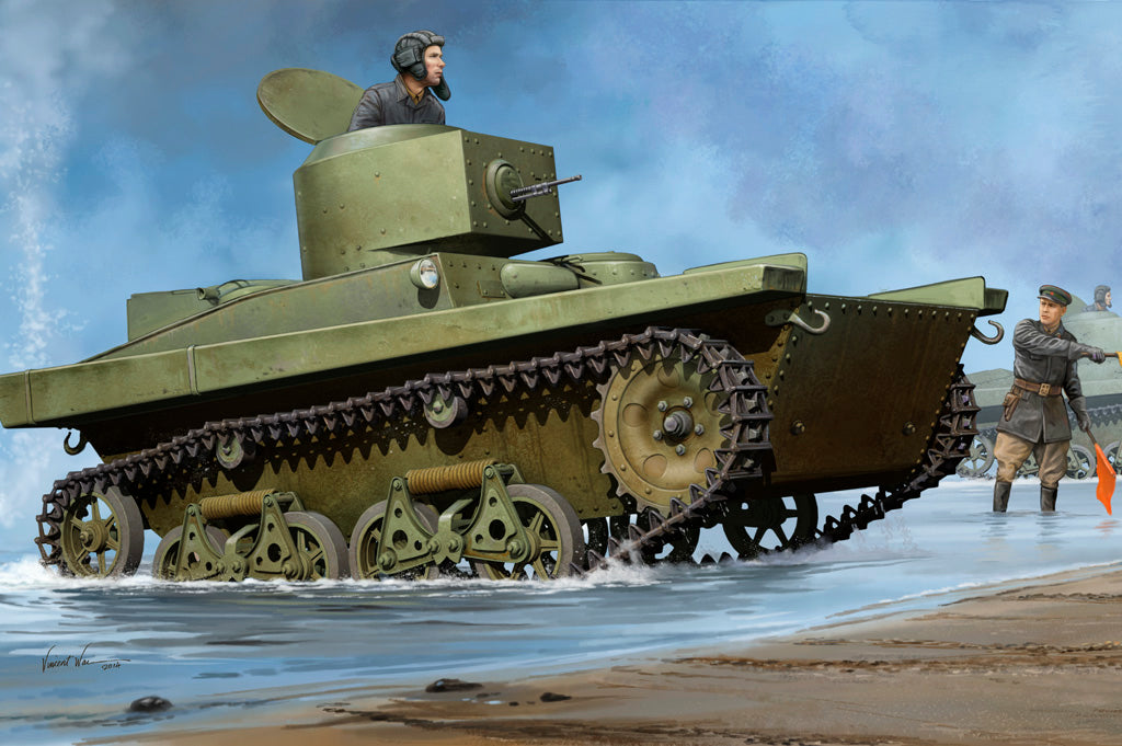 1/35 Soviet T37A Light Tank (Podolsk) - Hobby Sense