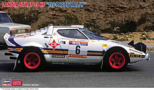 1/24 Lancia Stratos HF 1981 Race Rally - Hobby Sense