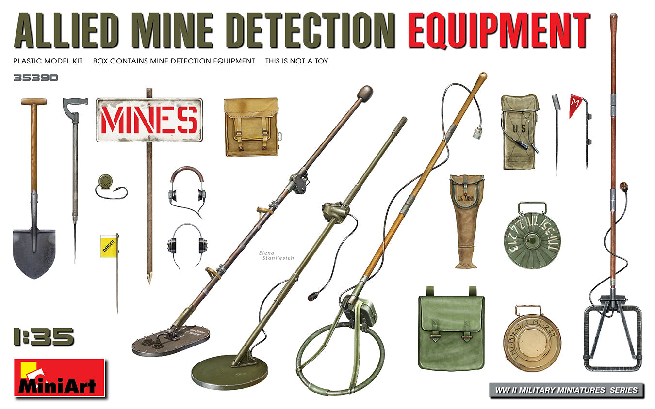 1/35 Allied Mine Detection Equipment - Hobby Sense