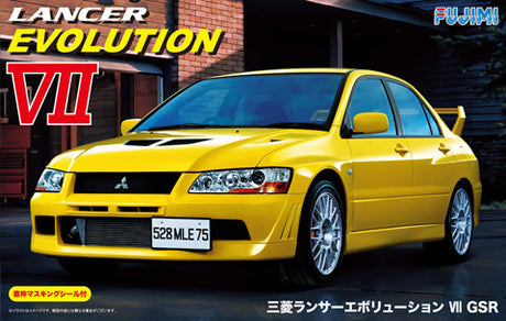 1/24 Mitsubishi Lancer Evolution VII GSR with Window Frame Masking - Hobby Sense