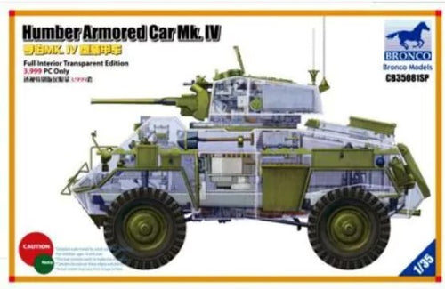1/35 Humber Armored Car Mk. IV Full Interior Transparent Edition, Canadian Markings - Hobby Sense