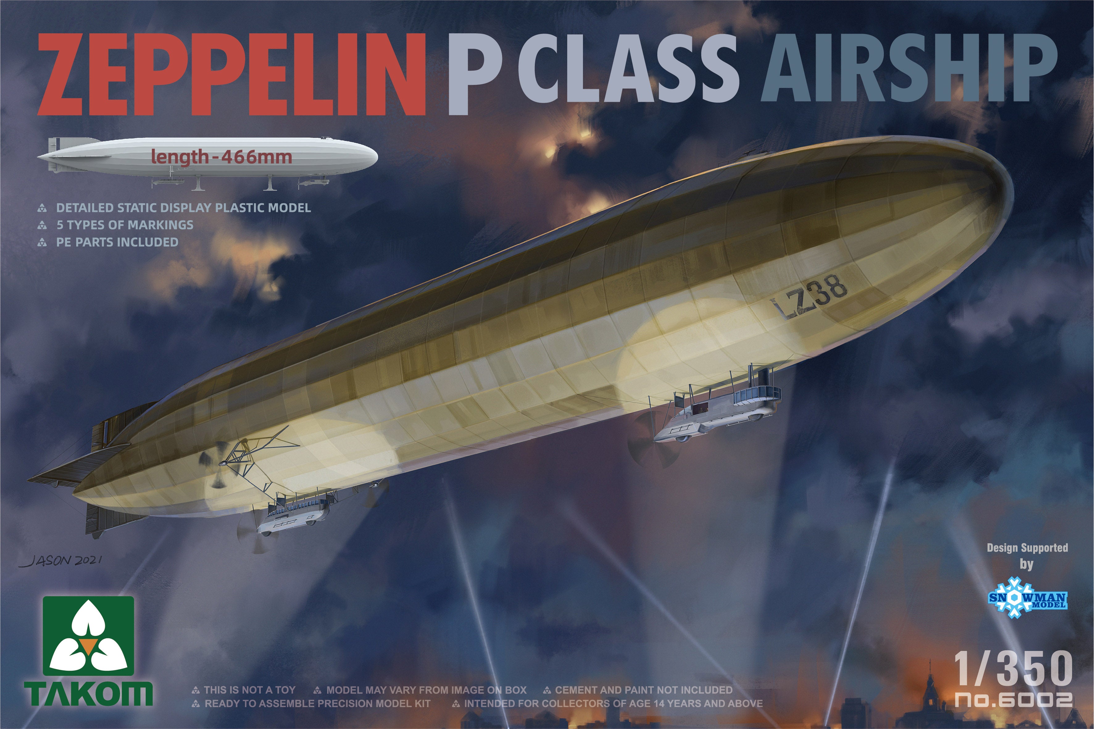 1/350 Zeppelin P Class Airship - Hobby Sense