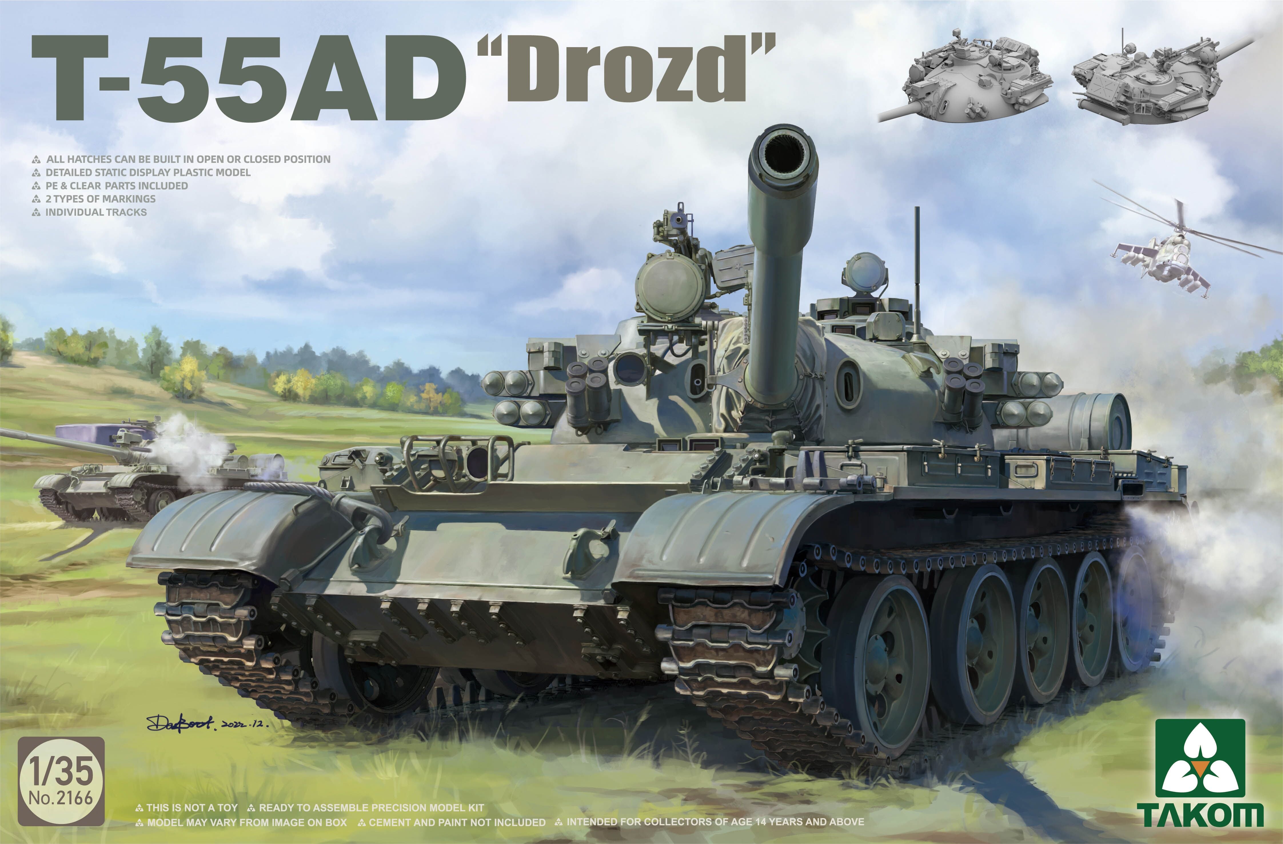 1/35 T55AD Drozd - Hobby Sense