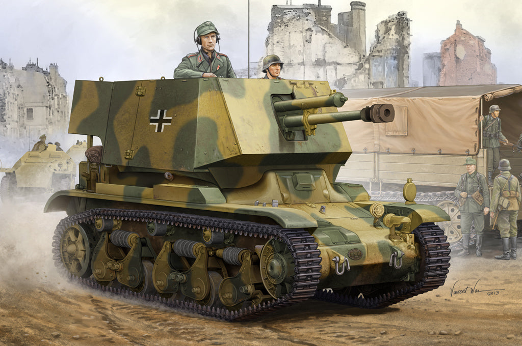 1/35 4.7 cm Pak(t) Sfl.auf Fgst. Pz.Kpfw.35 R 731(f) - Hobby Sense