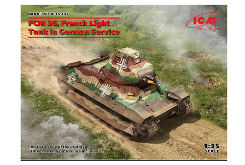 1/35 FCM 36, French Light Tank in German Service - Hobby Sense