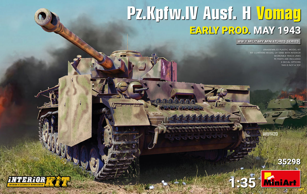 1/35 Pz.Kpfw.IV Ausf. H Vomag. Early Production May 1943 Interior Kit - Hobby Sense