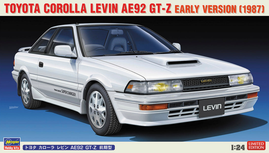 1/24 Toyota Corolla Levin AE92 GT-Z Early Version (1987) - Hobby Sense