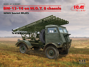1/35 BM13 16 on WOT 8 chassis, WWII Soviet MLRS - Hobby Sense