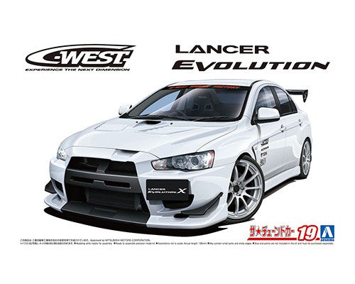 1/24 Mitsubishi Lancer Evolution '07 C West - Hobby Sense