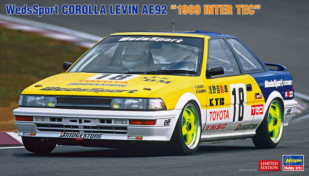 1/24 Wedssport Corolla Levin AE92 '1989 Inter Tec' - Hobby Sense