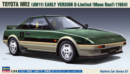 1/24 Toyota MR2 (AW11) Early Version G-Limited (Moon Roof) - Hobby Sense