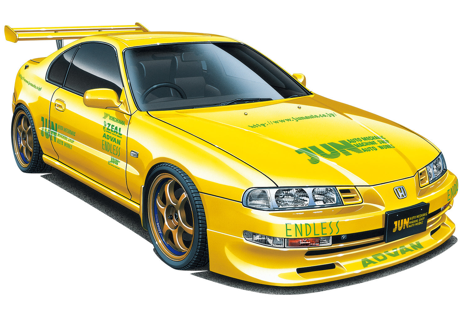 1/24 Honda Jun Auto Mechanich BB1 Prelude '91 - Hobby Sense