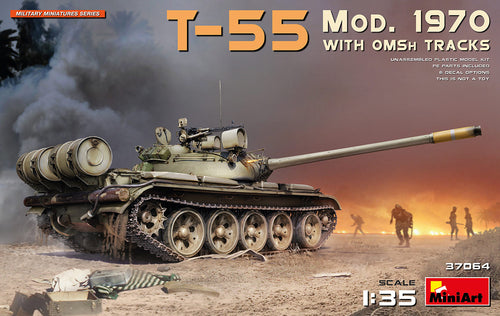 1/35 T-55 Mod. 1970 w/OMSh Tracks - Hobby Sense