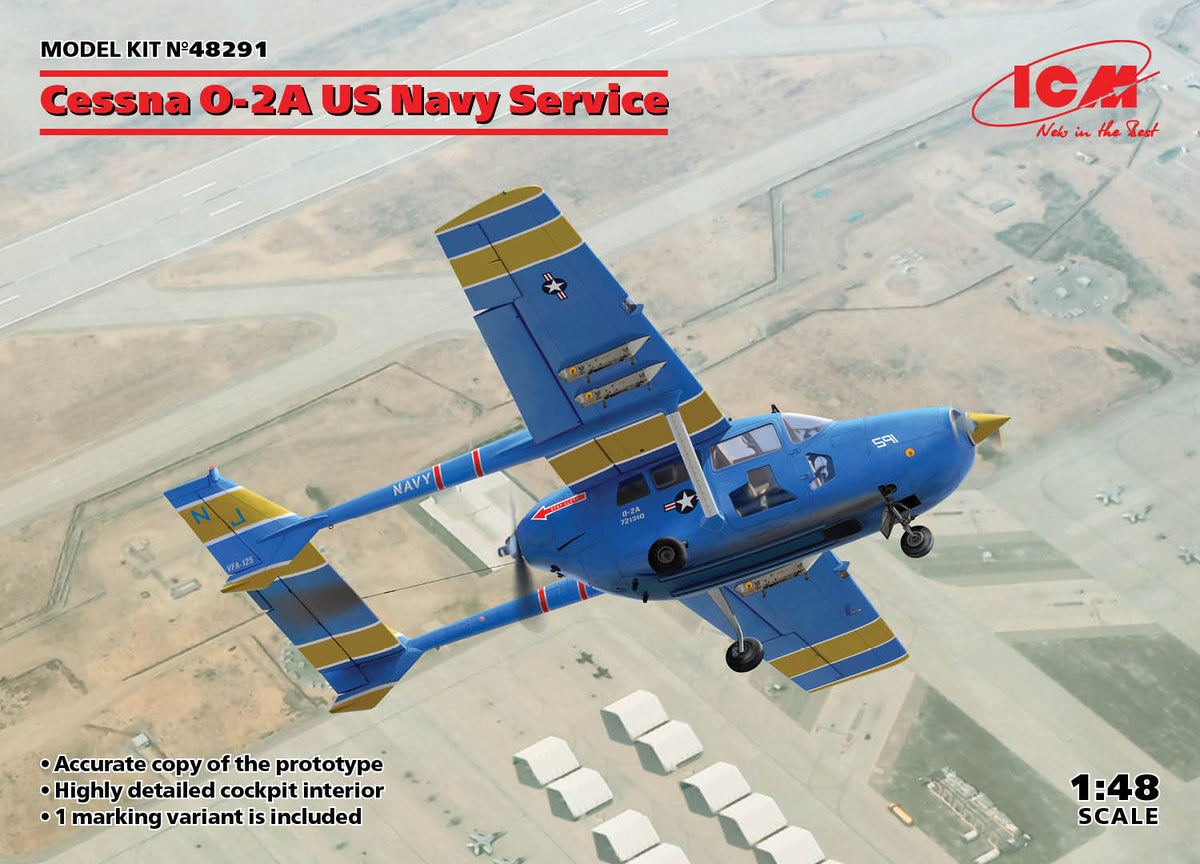 1/48 Cessna O-2A US Navy Service - Hobby Sense
