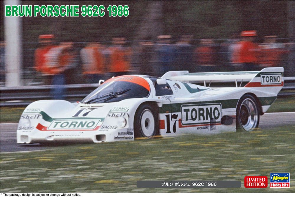 1/24 Brun Porsche 962C 1986 - Hobby Sense