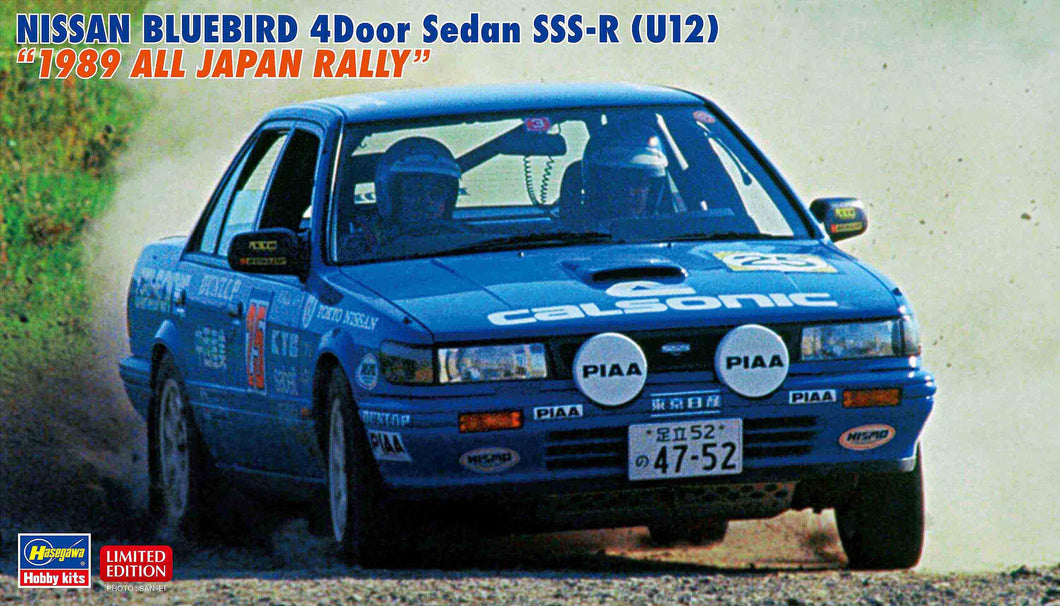 1/24 Nissan Bluebird 4 Door Sedan SSS-R (U12) 1989 All Japan Rally - Hobby Sense