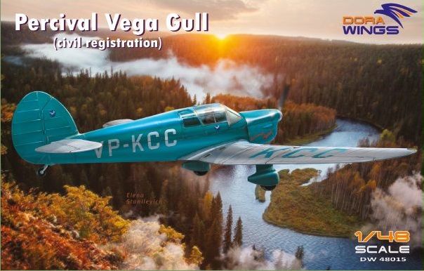 1/48 Percival Vega Gull Civil Registration - Hobby Sense