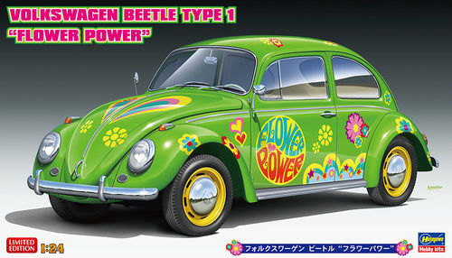 1/24 Volkswagen Beetle Type 1 Flower Power - Hobby Sense