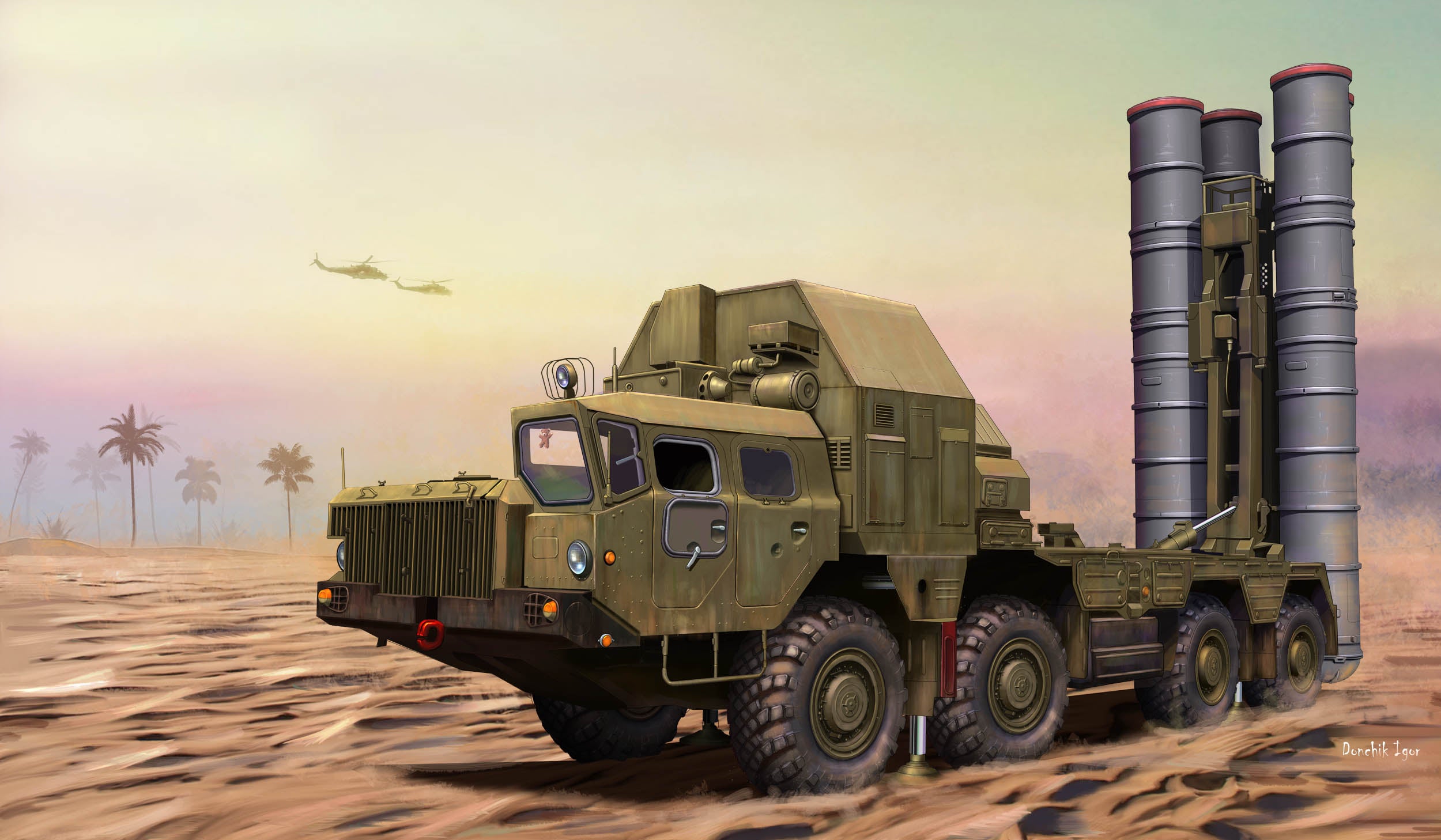 1/72 48N6E of 5P85S TEL S-300PMU SA-10 GRUMBLE - Hobby Sense