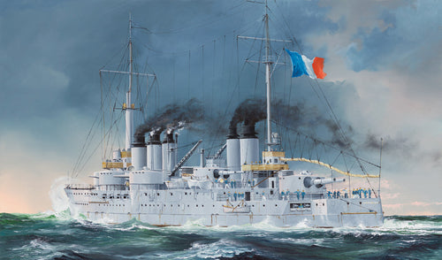 1/350 French Navy Pre-Dreadnought Battleship Condorcet - Hobby Sense