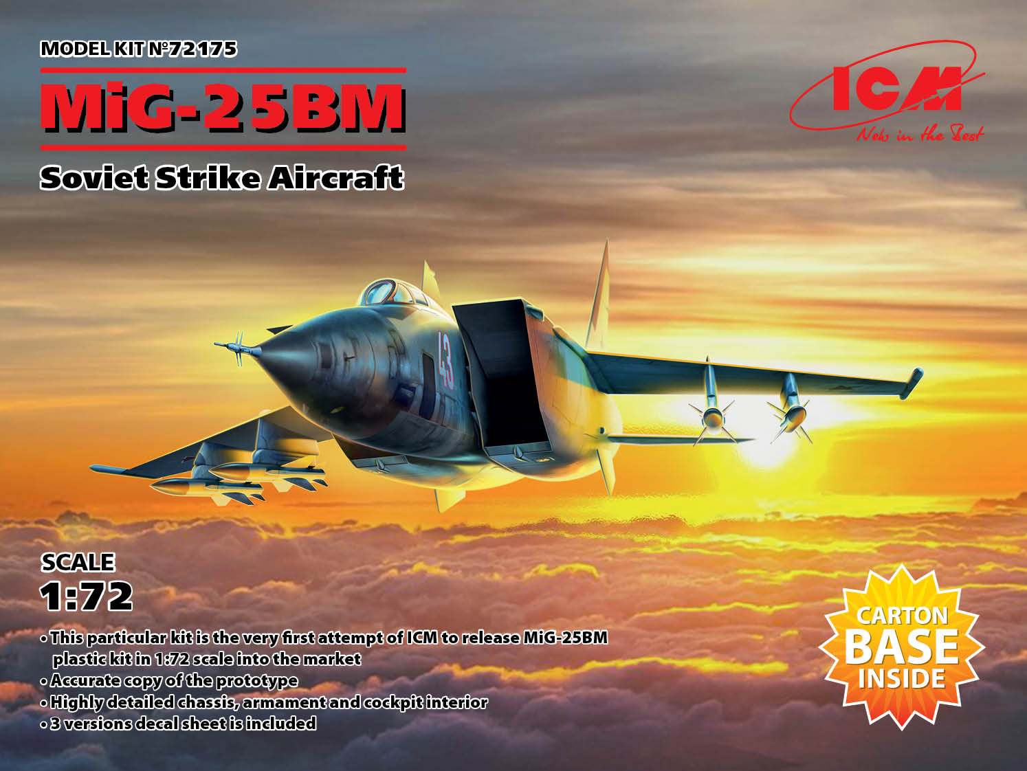 1/72 MiG-25 BM, Soviet Strike Aircraft - Hobby Sense