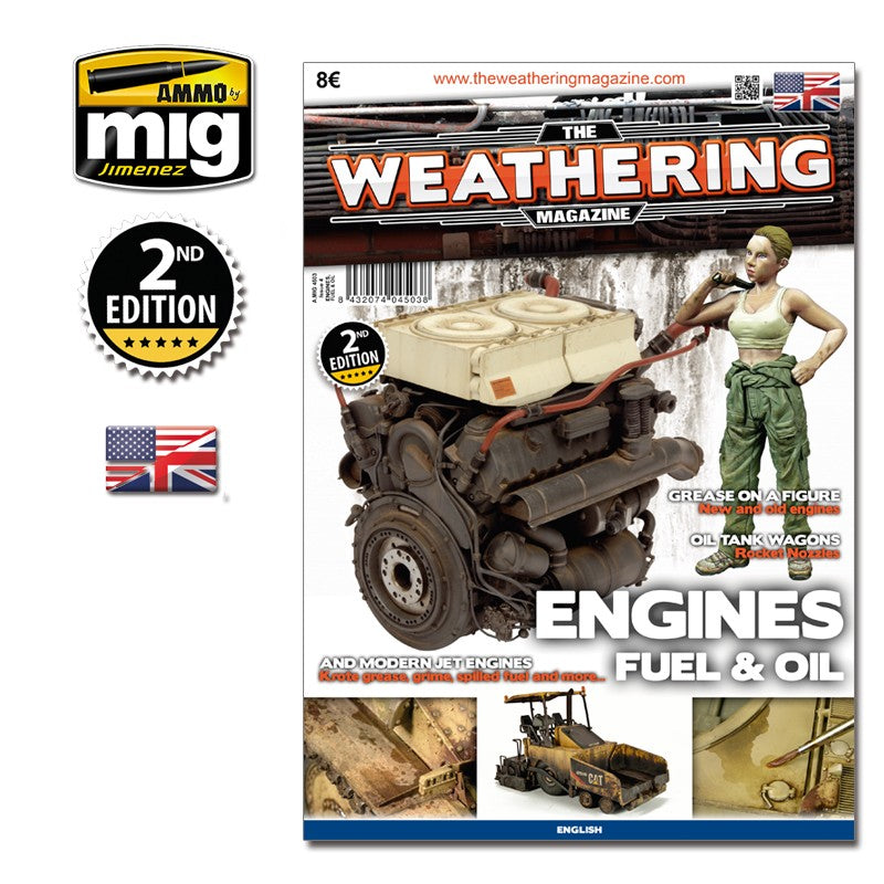 Ammo Mig The Weathering Magazine No 4: Engine, Grease & Oil - Hobby Sense