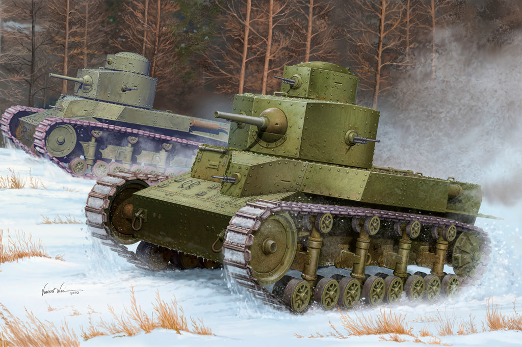 1/35 Soviet T24 Medium Tank - Hobby Sense