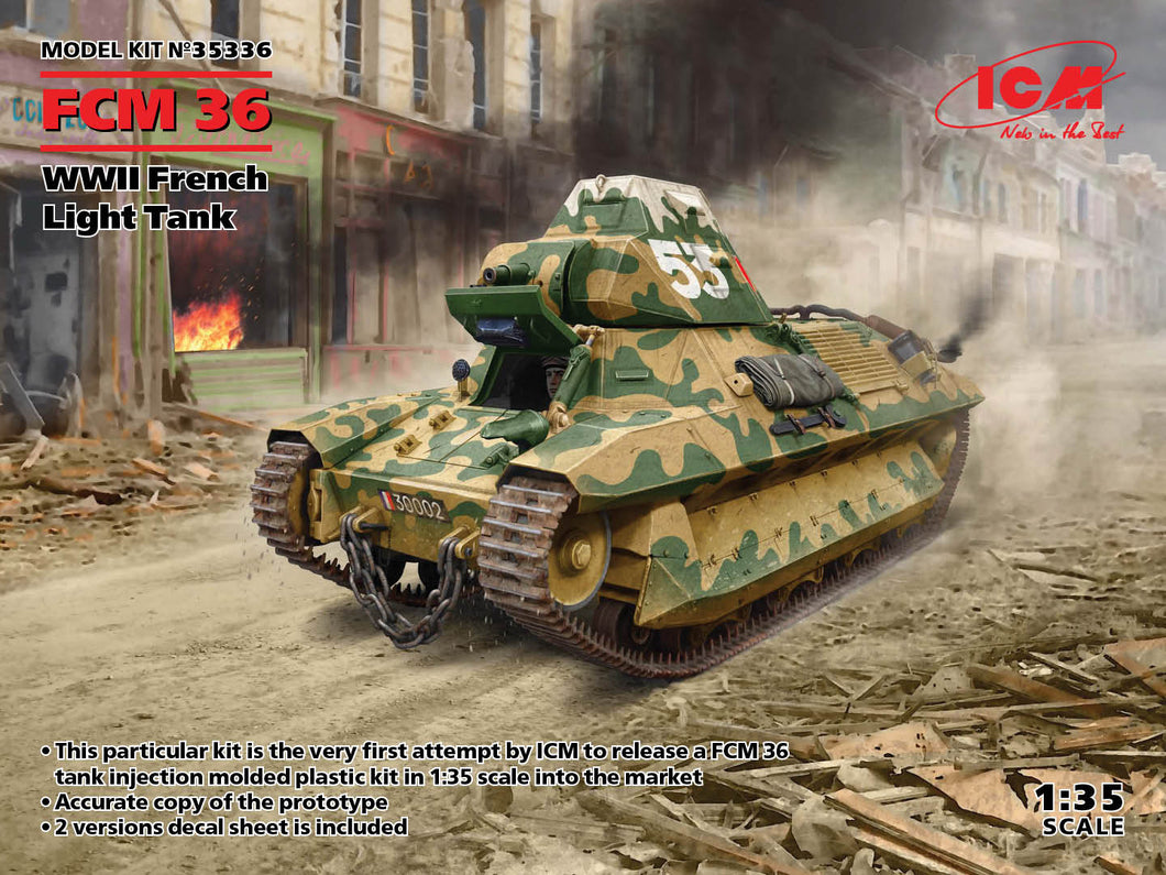 1/35 FCM 36, WWII French Light Tank - Hobby Sense