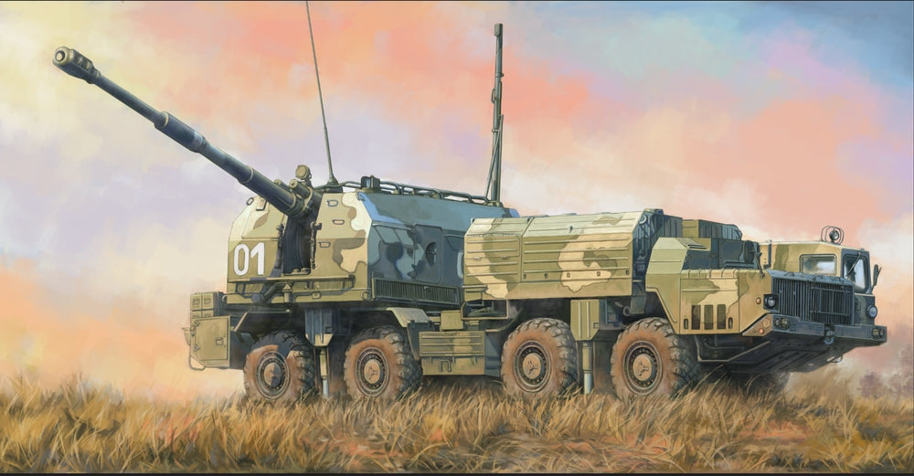 1/72 Russian 130mm Coastal Defense Gun A222 Bereg - Hobby Sense