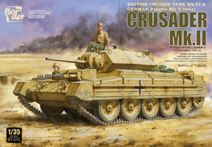 1/35 British Cruiser Tank Mk.VI & GERMANY Pzkpfw.Mk V 746(e) Crusader Mk.II - Hobby Sense
