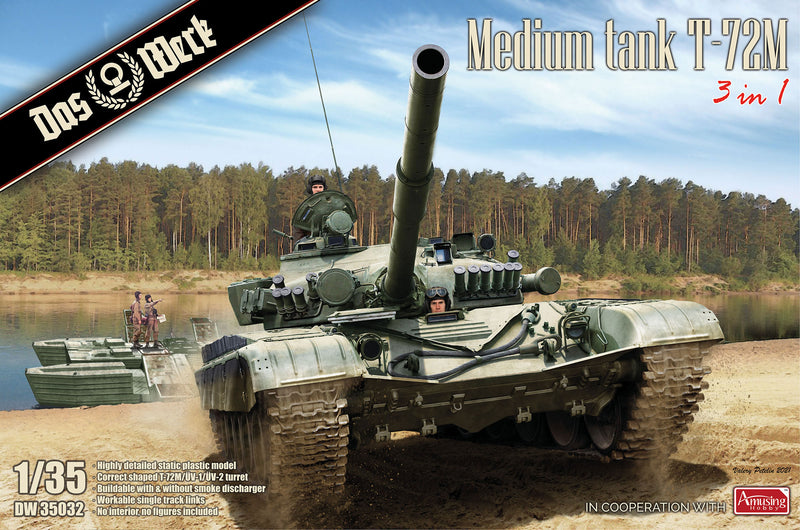 1/35 Medium Tank T72M | Hobby Sense