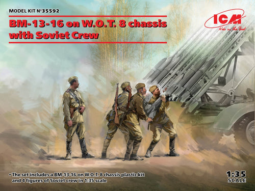 1/35 BM-13-16 on WOT 8 chassis with Soviet Crew - Hobby Sense