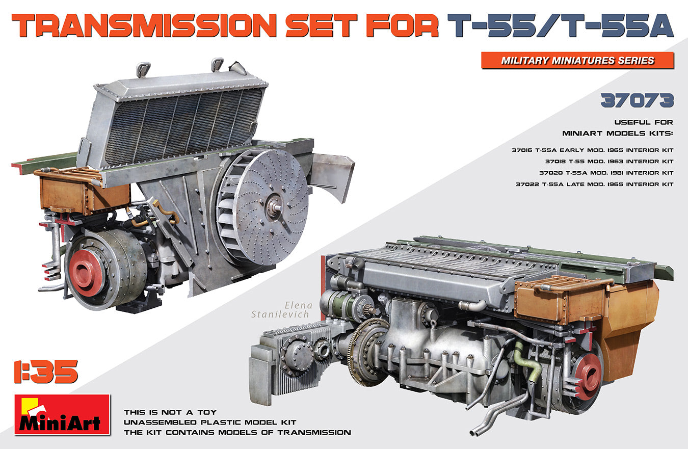 1/35 Transmission Set For T-55/T-55A - Hobby Sense