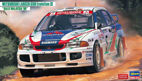 1/24 Mitsubishi Lancer GSR Evolution III 'Rally Malaysia '96' - Hobby Sense