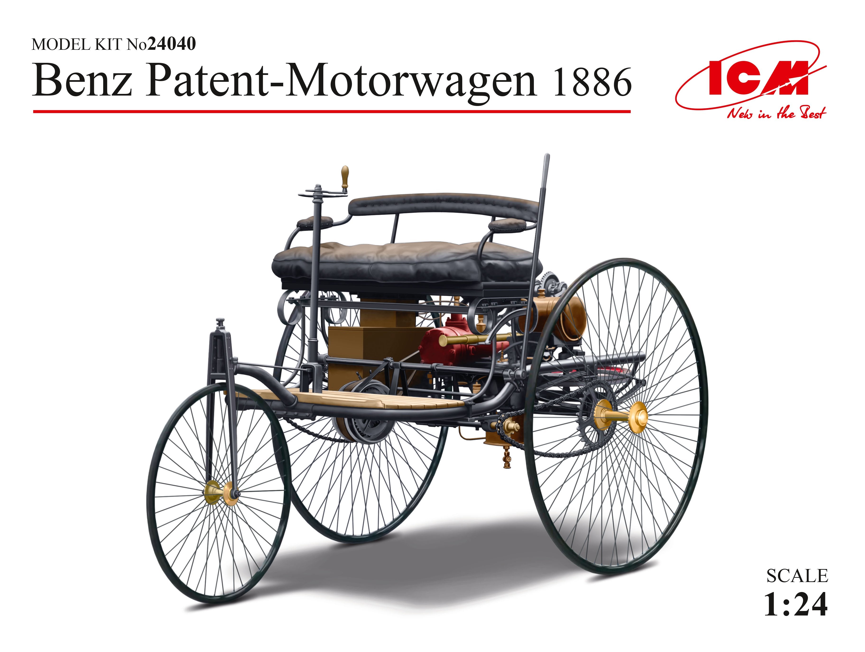 1/24 Benz Patent-Motorwagen 1886 - Hobby Sense