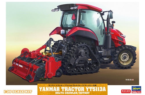 1/35 Yanmar Tractor YT5113A Delta Crawler/Rotary - Hobby Sense