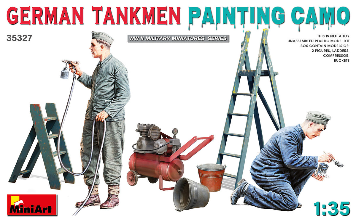 1/35 German Tankmen Painting Camo - Hobby Sense