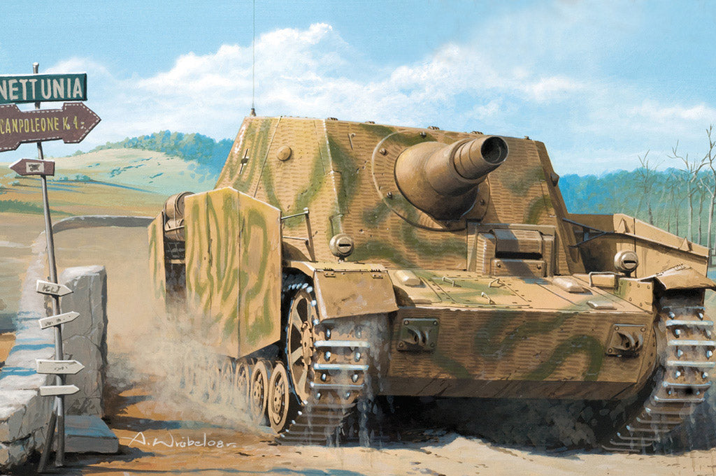 1/35 German Sturmpanzer IV Early Version (Mid Production) with Interior - Hobby Sense